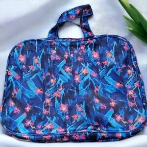 Taylor Brooke Tropical Blue Makeup Bag